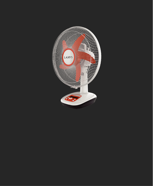 14 inch AC/DC Rechargeable Fan with Display